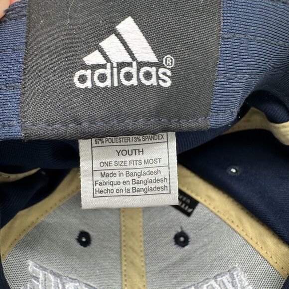 Notre Dame Fighting Irish Hat Cap Fitted Youth One Size NCAA Football Adidas - Picture 7 of 8